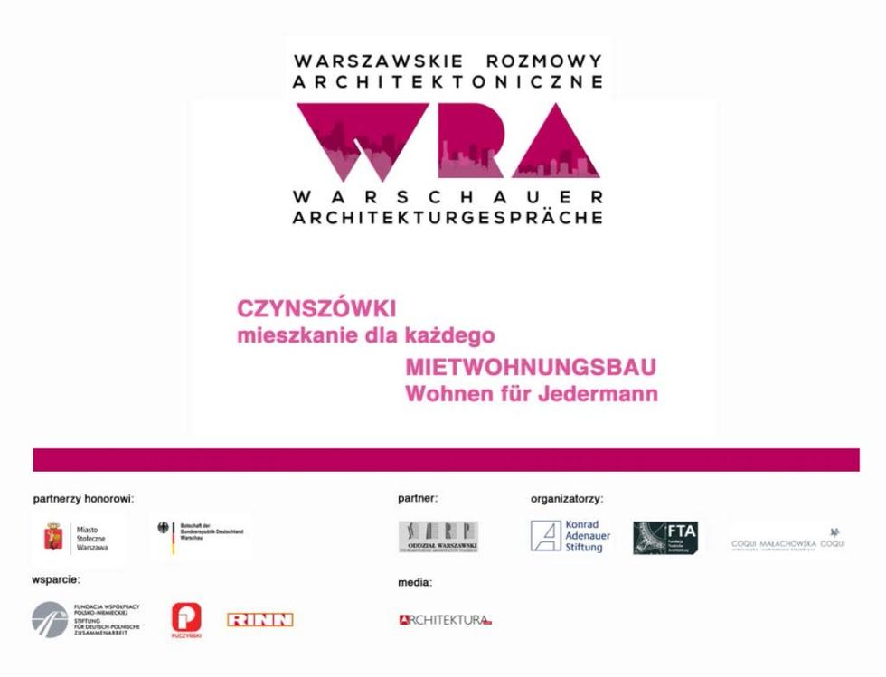 Warszawskie rozmowy architektoniczne
