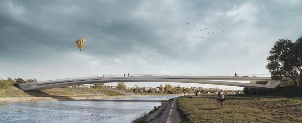 Kładka nad Wartą w Poznaniu – zwycięski projekt Architektonicznej Pracowni Autorskiej Jerzego Gurawskiego